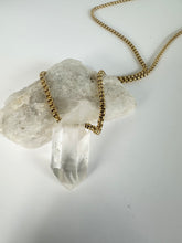 Load image into Gallery viewer, Raw Clear Quartz Neclace
