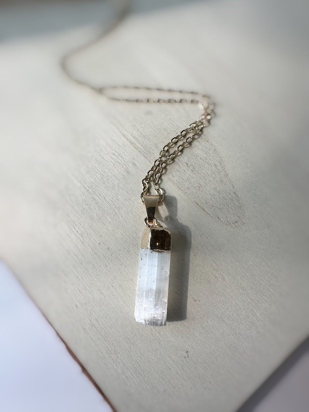 Selenite Pendant